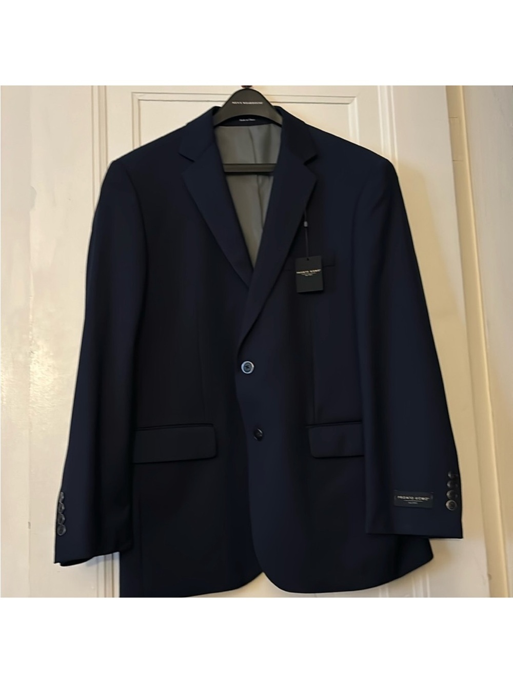 Pronto Uomo Navy Single-Breasted Sport Coat